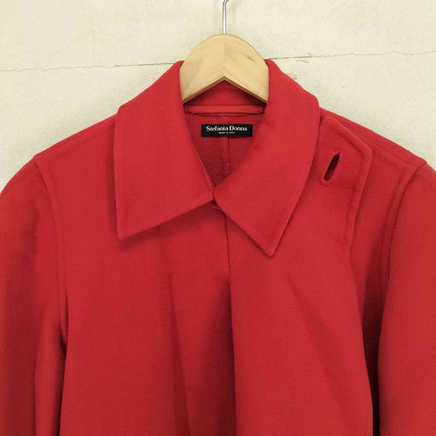 Stefania Donna ステファニアドナ MADE IN ITALY cashmere カシミヤ混 デザインコート メンズ 42