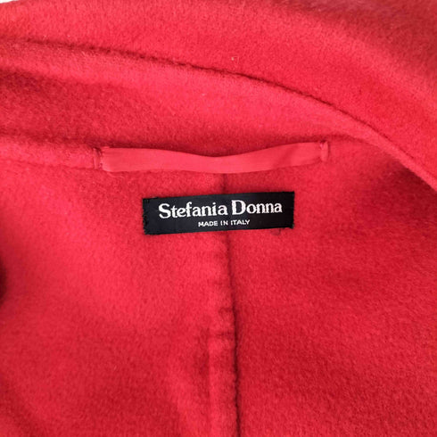 Stefania Donna ステファニアドナ MADE IN ITALY cashmere カシミヤ混 デザインコート メンズ 42