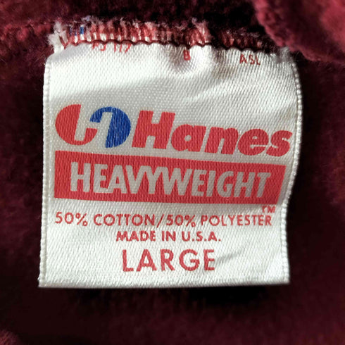 ヘインズ Hanes 90s USA製 HEAVYWEIGHT 無地 ブランク スウェット パンツ スウェパン メンズ JPN:L