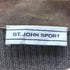 ST.JOHN SPORT 90s ニット ジャケット ダブル ジップ ライニング レザー メンズ