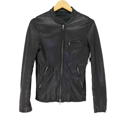 リチウムオム LITHIUM HOMME cow leather カウレザー 牛革 シングル ライダース レザー ジャケット メンズ 1