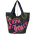 ジューシークチュール JUICY COUTURE クラウン ロゴプリント デニムトートバッグ Y2K レディース