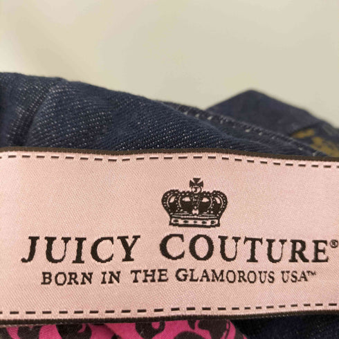 ジューシークチュール JUICY COUTURE クラウン ロゴプリント デニムトートバッグ Y2K レディース