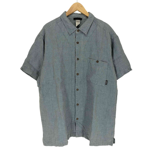 パタゴニア patagonia 00s- 総柄 ポケット ヘンプ シャツ メンズ XL