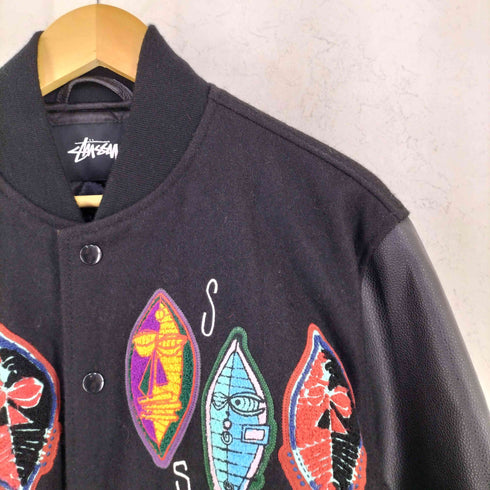 ステューシー Stussy 復刻 Zulu Mask Varsity Jacket ズールー マスク ヴァーシティー ジャケット メンズ