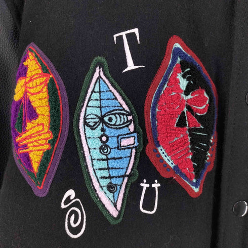 ステューシー Stussy 復刻 Zulu Mask Varsity Jacket ズールー マスク ヴァーシティー ジャケット メンズ