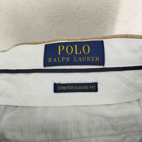 ポロラルフローレン POLO RALPH LAUREN STRETCH CLASSIC FIT サイドライン ジップフライ チノ ショーツ ハーフパンツ メンズ 36