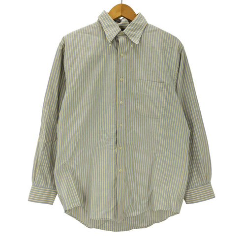 ランズエンド LANDS END 90s ボタンダウン 長袖 シャツ ストライプ メンズ 33
