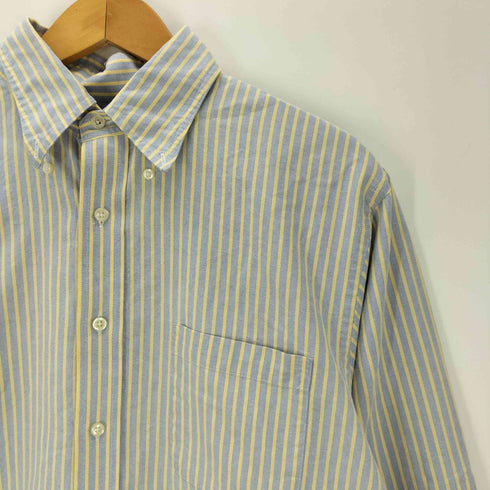 ランズエンド LANDS END 90s ボタンダウン 長袖 シャツ ストライプ メンズ 33