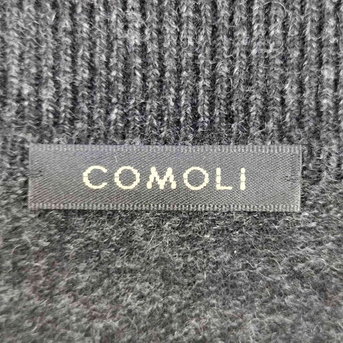 コモリ COMOLI カシミヤ スキッパーニット メンズ