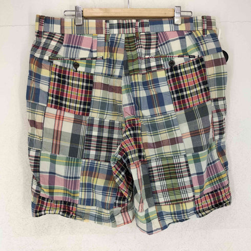 ポロラルフローレン POLO RALPH LAUREN CLASSIC FIT 9 チェック パッチワーク ジップフライ ショーツ ハーフパンツ メンズ 36