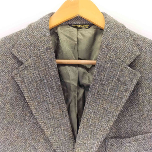 ジェイプレス J.PRESS Harris Tweed ハリスツイード 3B ヘリンボーン ウールテーラードジャケット メンズ