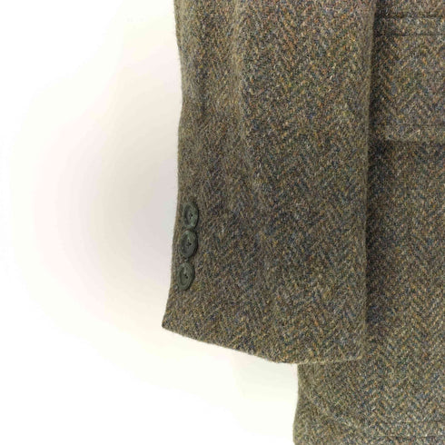 ジェイプレス J.PRESS Harris Tweed ハリスツイード 3B ヘリンボーン ウールテーラードジャケット メンズ