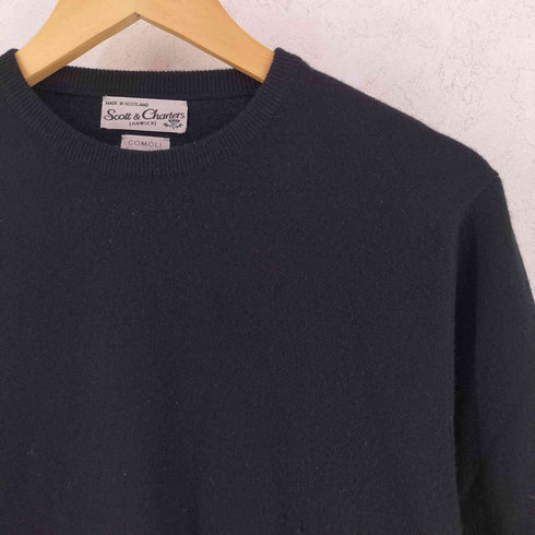 コモリ COMOLI 25AW SCOTT&CHARTERS別注 クルーネックニット メンズ 40