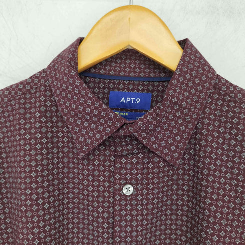 apt.9 総柄シャツ メンズ med slim