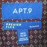 apt.9 総柄シャツ メンズ med slim