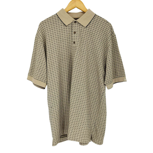 グレッグノーマン GREG NORMAN 総柄 ポロシャツ メンズ import:M