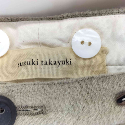 スズキタカユキ suzuki takayuki WIDE LEGGED PANTS ワイドレッグパンツ メンズ