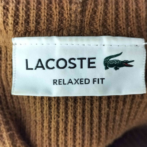 ラコステ LACOSTE RELAXED FIT ワッフルニットフーディ メンズ 3