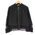ザラ ZARA SPORT メッシュ 切替 MA-1 ブルゾン ジャケット レディース 30