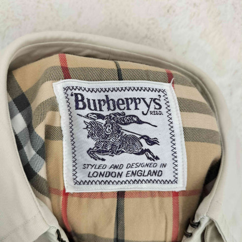 バーバリーズ BURBERRYS 白タグ 裏ノバチェック トレンチコート レディース