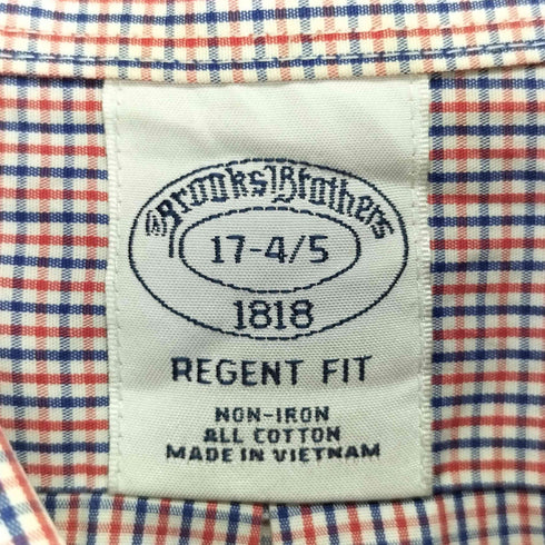 ブルックスブラザーズ BROOKS BROTHERS REGENT FIT L/S チェックシャツ メンズ 17