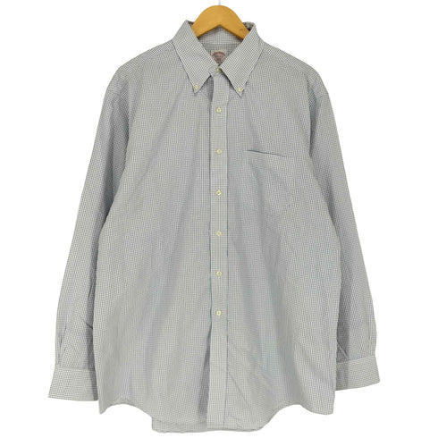 ブルックスブラザーズ 346 BROOKS BROTHERS REGULAR FIT L/S コットン チェック BDシャツ メンズ 16 1/2