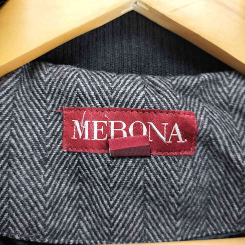 メローナ MERONA ヘリンボーン ウール混紡 M65型 ミリタリージャケット メンズ JPN:M