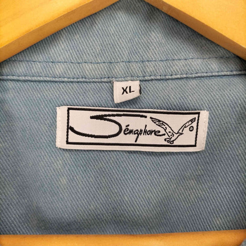 Semapphore フィッシャーマンスモック プルオーバー シャツ メンズ JPN:XL