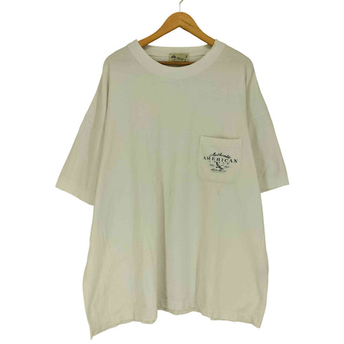 エディーバウアー Eddie Bauer 白タグ 鹿の子生地 クルーネック ポケットTシャツ メンズ JPN:XXL