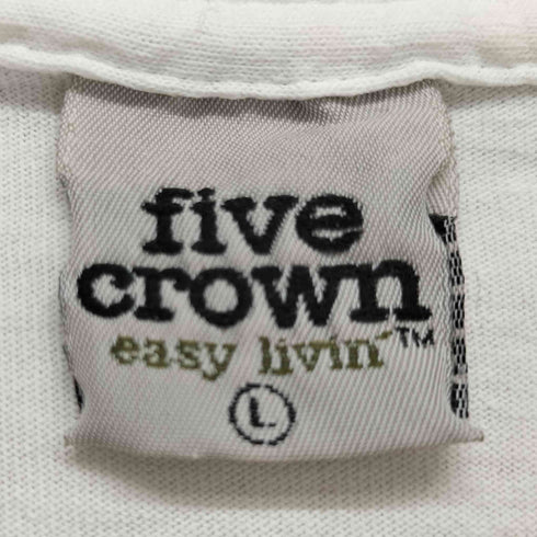 Five Crown USA製 プリントリンガーTシャツ メンズ JPN:L