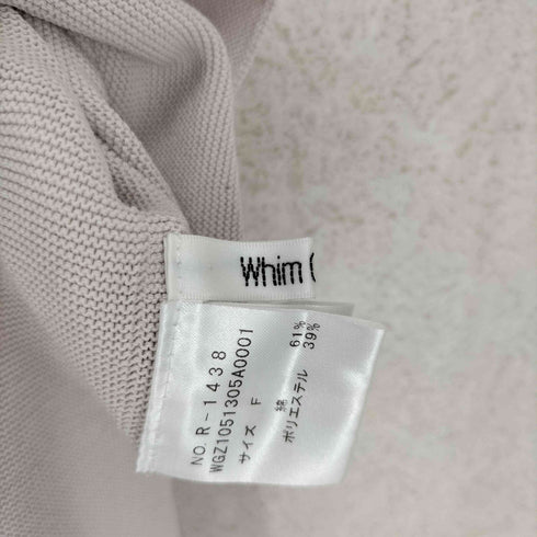 ウィムガゼット Whim Gazette ホールガーメント プルオーバー レディース FREE