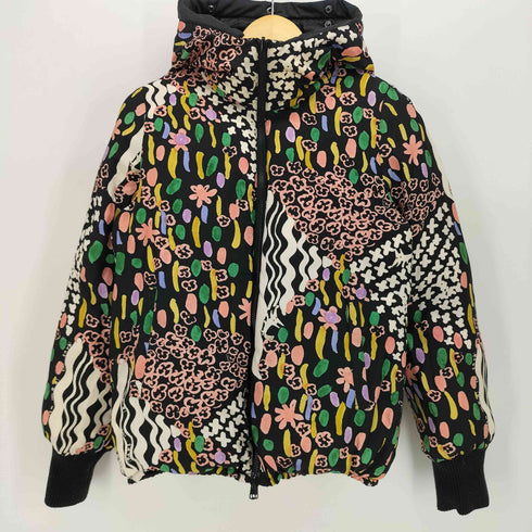 ツモリチサト TSUMORI CHISATO 裏地 花柄 リバーシブル ダブルジップ ダウン ジャケット レディース JPN:2