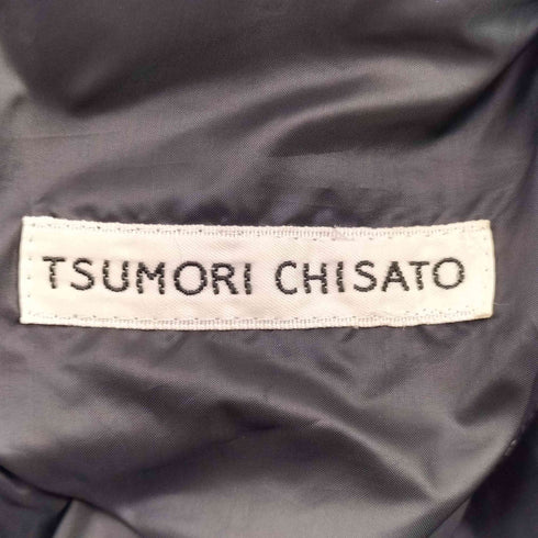 ツモリチサト TSUMORI CHISATO 裏地 花柄 リバーシブル ダブルジップ ダウン ジャケット レディース JPN:2