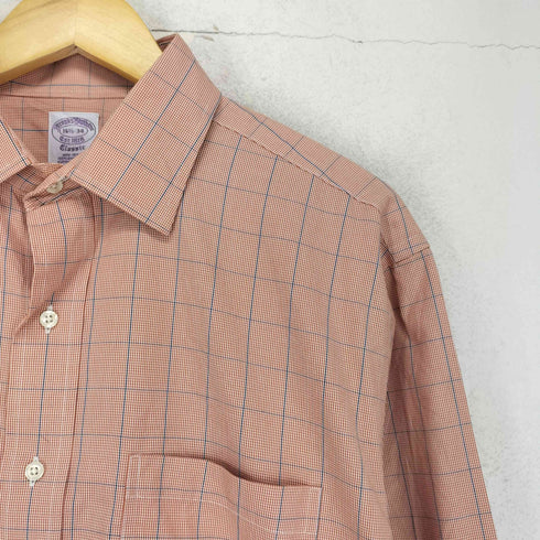 ブルックスブラザーズ BROOKS BROTHERS CLASSIC L/S コットン チェックシャツ メンズ 16 1/2