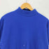 80-90s イタリア製 LAMBSWOOL フロントボタン モックネックニット セーター メンズ import:L