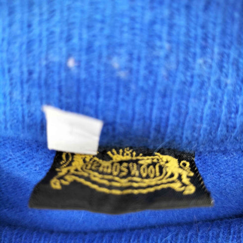 80-90s イタリア製 LAMBSWOOL フロントボタン モックネックニット セーター メンズ import:L