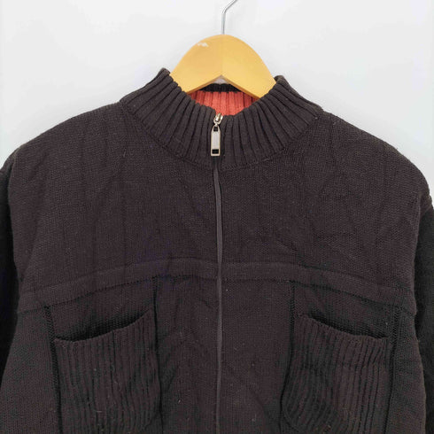 90-00S BENNY LES HOMMES ジップアップ ニットブルゾン メンズ import:L