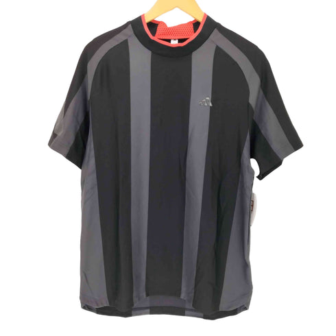 アディダス adidas アディゼロ メッシュ モックネック 半袖シャツ メンズ JPN:M