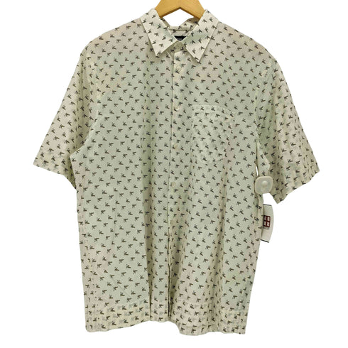 ディーゼル DIESEL 総柄 バナナプリント レギュラーカラー S/S シャツ メンズ import:L