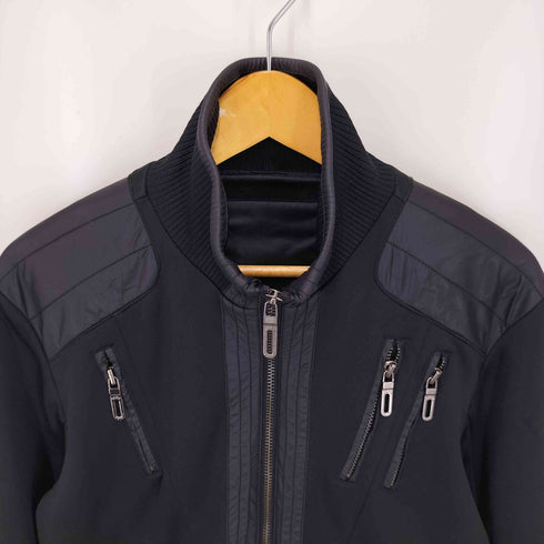 ザラマン ZARA MAN 異素材 切り替え スウェット ブルゾン メンズ import:L