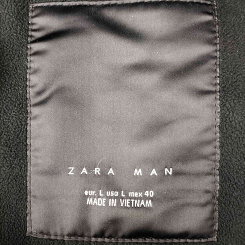 ザラマン ZARA MAN 異素材 切り替え スウェット ブルゾン メンズ import:L