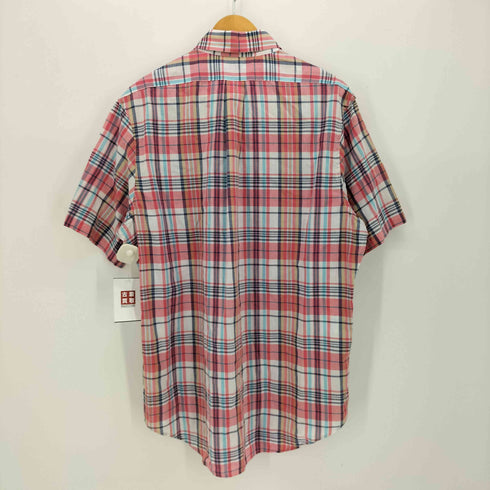 ブルックスブラザーズ BROOKS BROTHERS REGENT マドラスチェック S/S シャツ メンズ import:L