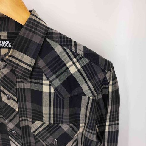 ヒステリックグラマー HYSTERIC GLAMOUR チェック L/S ウエスタン シャツ メンズ JPN:M