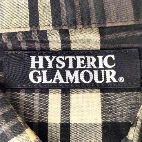 ヒステリックグラマー HYSTERIC GLAMOUR チェック L/S ウエスタン シャツ メンズ JPN:M