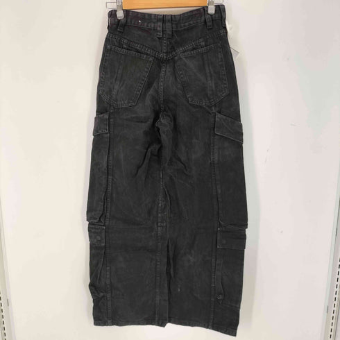 ザラ ZARA ハイウエストワイドレッグデニムパンツ メンズ USA29