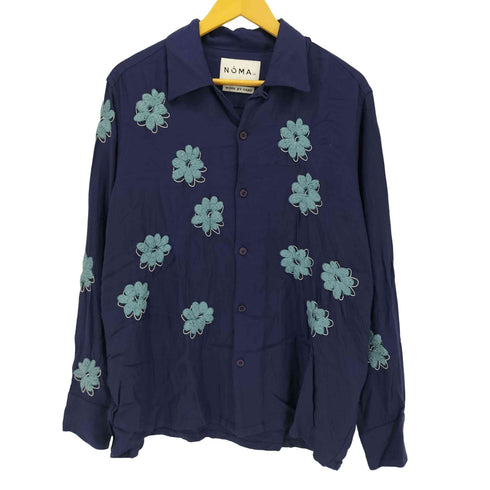 ノーマティーディー NOMA t.d. Floral Hand Embroidery Shirt 刺繍オープンカラーシャツ メンズ JPN:3
