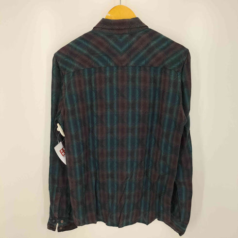 シャリーフ SHAREEF ダイヤ チェック レーヨン L/S シャツ メンズ JPN:2