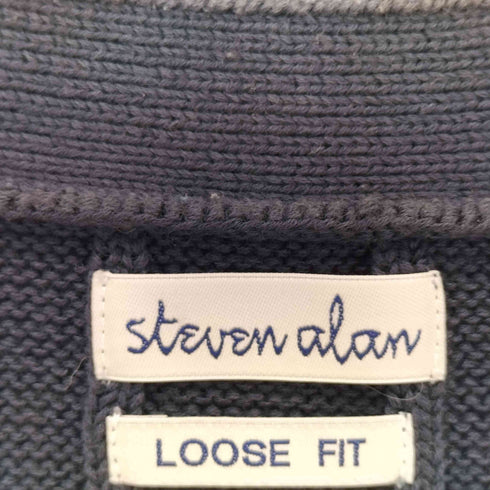 スティーブンアラン Steven Alan SUP COTTON KNIT VEST -LOOSE サップ コットン ニット ベスト メンズ import:S