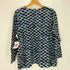 コットンハウスアヤ Cotton House Aya リネン混 ドットプリント ポケット 長袖Tシャツ レディース JPN:M
